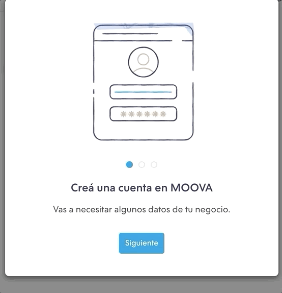 GIF mostrando los permisos de la aplicación y el botón Aceptar