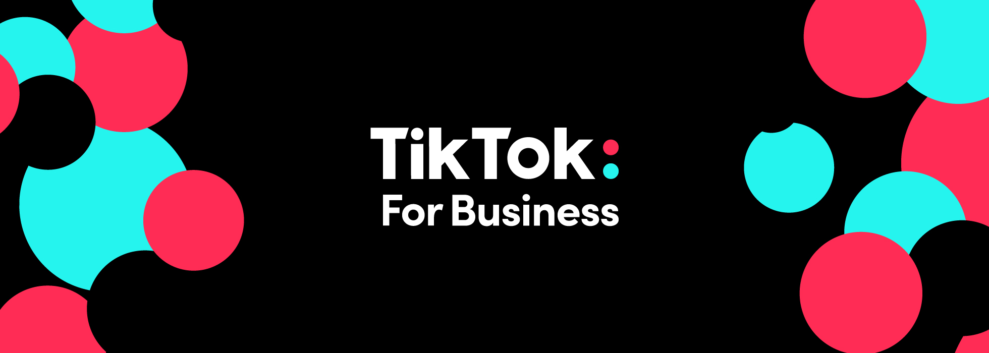 Banner do TikTok for business