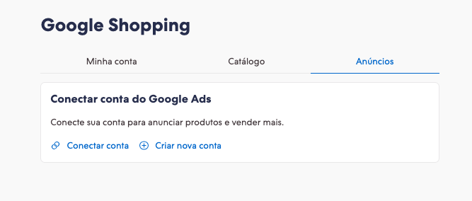 Painel para conectar o Google Ads pelo Google Shopping na Nuvemshop em destaque