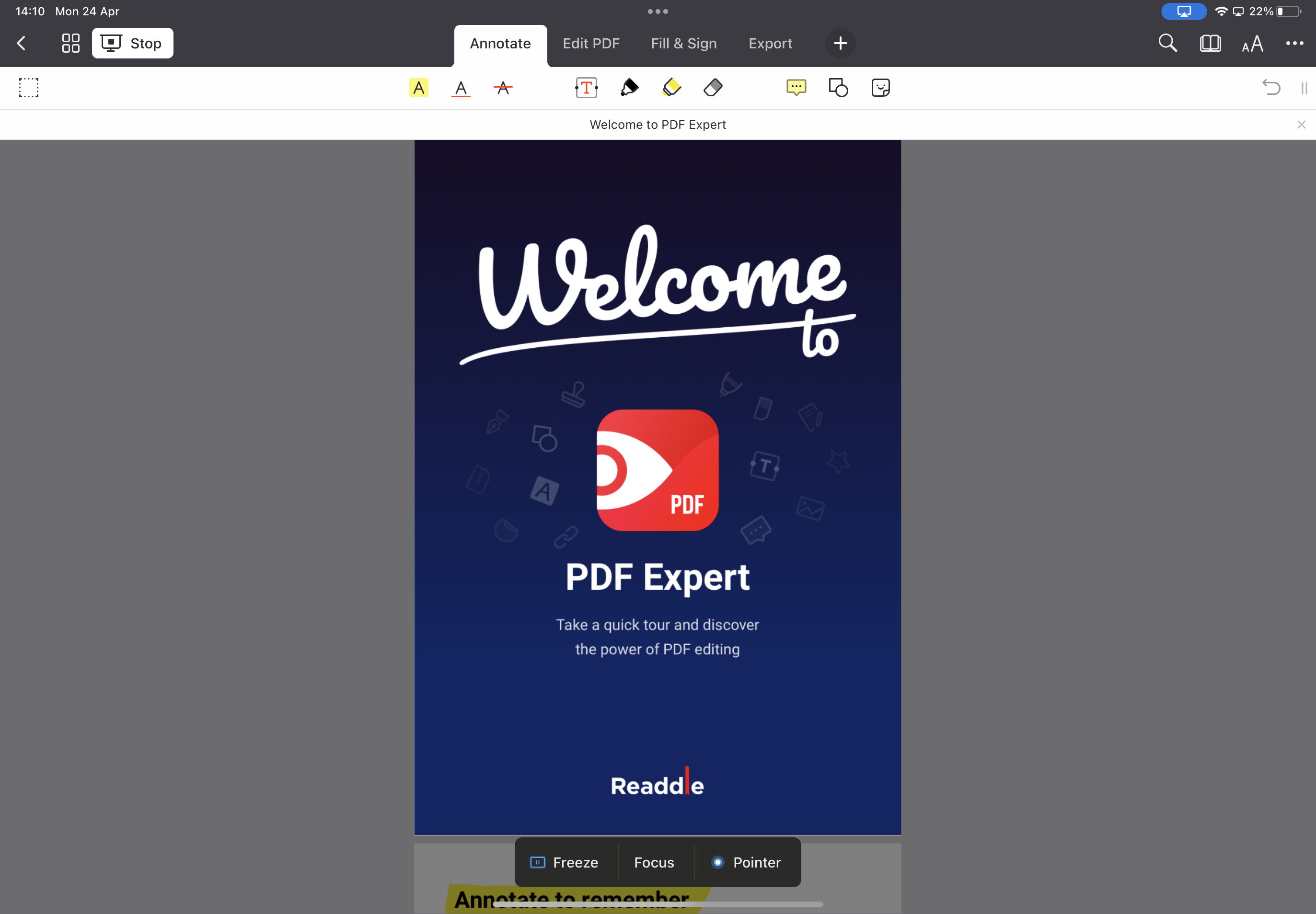 pdf presentation mode online