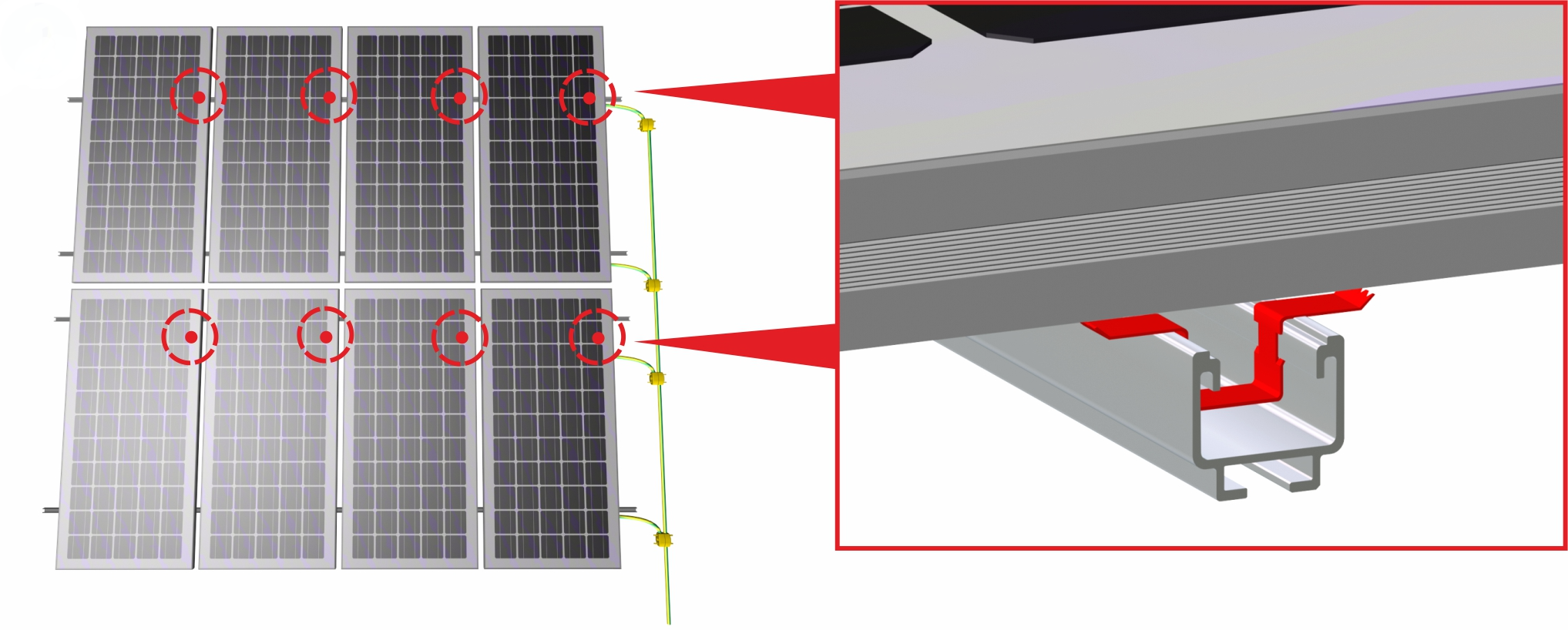 Câble au mètre de Terre 1*16mm² pour mise à la terre des panneaux Solaires