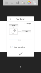 Creating a custom canvas size in Sketchbook for mobile