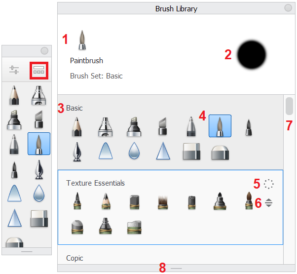 Brush Library icon