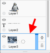 A selected layer in Sketchbook Pro for desktop