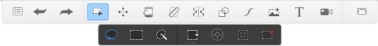 Toolbar in the subscription 64-bit iOS version of Sketchbook