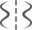 Horizontal symmetry icon (one of the Symmetry tools) in the mobile version of Sketchbook
