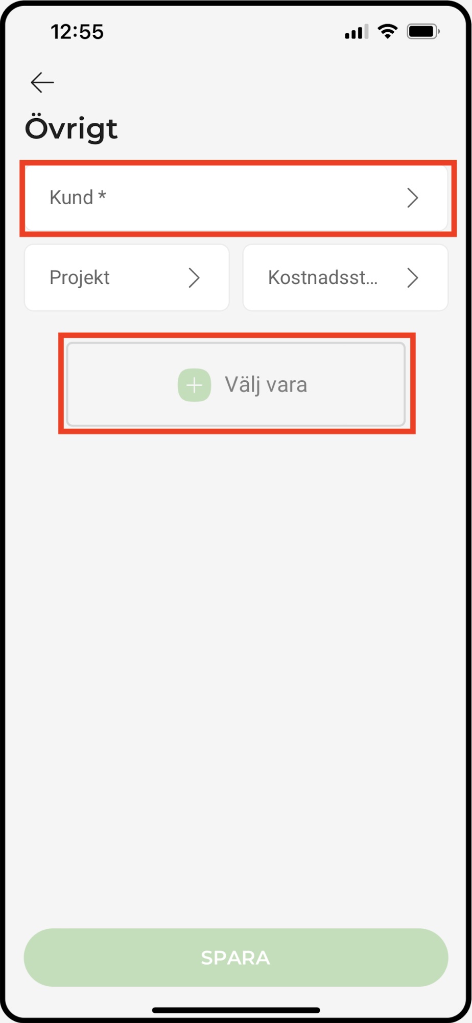 Registrera Tid Frånvaro Och övrigt I Fortnox App Fortnox 