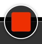 Stop Button: A Red Square, in the middle of a circle, located in the bottom middle of Panopto Express (while a recording is in-progress)