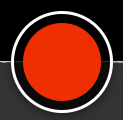 Record button, Panopto Express. It is a large red circle icon in the lower-middle of the Express recorder
