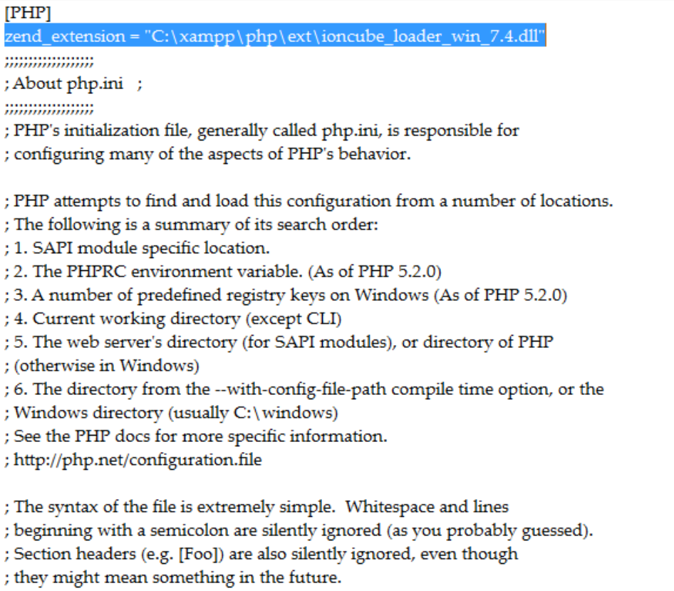 XAMPP php code - yokart installation kit