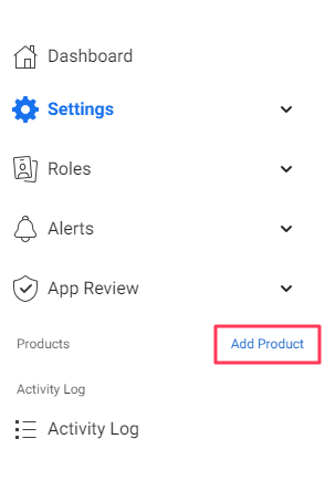 facebook side navigation add products option - yokart third party plugins